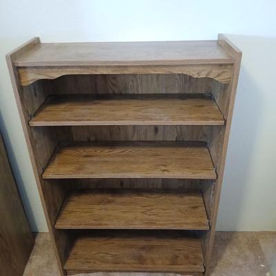 Bookshelf with 4 Adjustable Shelves – Classic Design