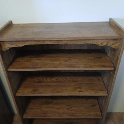 Bookshelf with 4 Adjustable Shelves – Classic Design