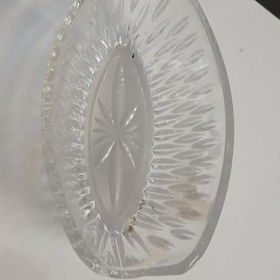 Vintage Stylehouse Stainless Steel Forks – Floral Pattern 70 piece set with 5 vintage Princess House Highlights Germany glass buffet holders