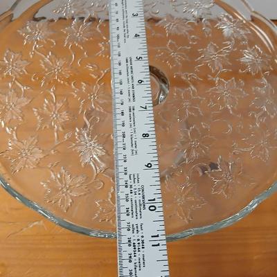 Princess House Fantasia Crystal Cake Stand with Dome – Vintage Elegant Server