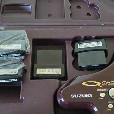 Suzuki QChord Electronic Digital Autoharp with Case & Song Cartridges