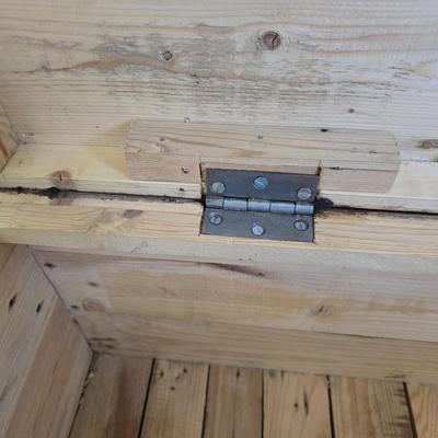 Rustic Wooden Storage Chest / Trunk