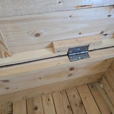 Rustic Wooden Storage Chest / Trunk