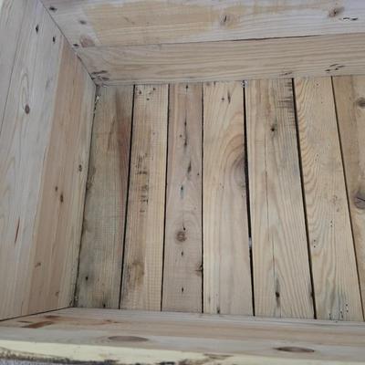 Rustic Wooden Storage Chest / Trunk