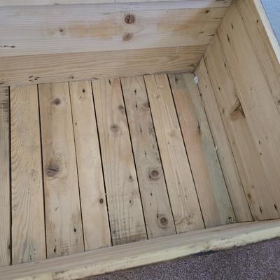 Rustic Wooden Storage Chest / Trunk