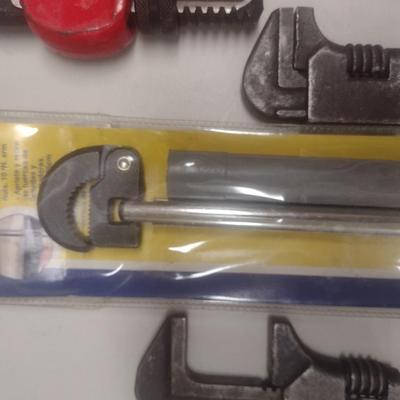 Assortment of Pipe and Plumber's Wrenches