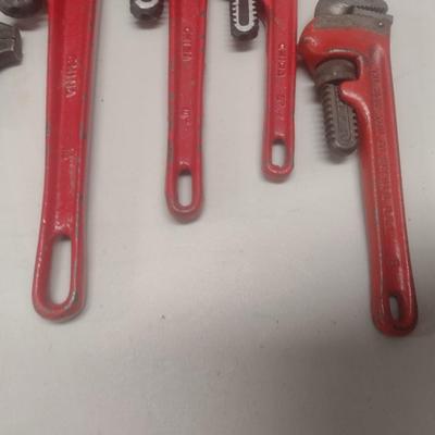 Assortment of Pipe and Plumber's Wrenches
