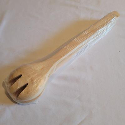 Harry and David Wooden Salad Bowl Set (K-EL)