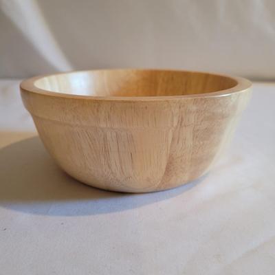 Harry and David Wooden Salad Bowl Set (K-EL)