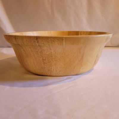 Harry and David Wooden Salad Bowl Set (K-EL)