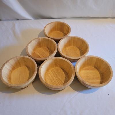 Harry and David Wooden Salad Bowl Set (K-EL)