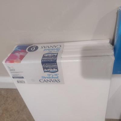 Assortment of New in Pack Artist's Canvas Various Sizes