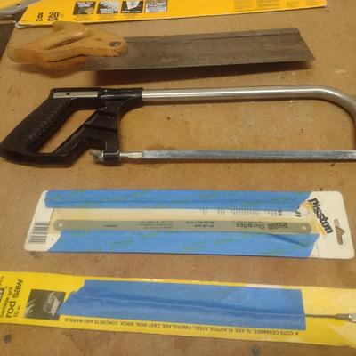Assortment of Hand Saws Various Uses