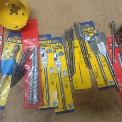 Collection of Drill Bits and Metal Punches