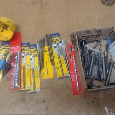 Collection of Drill Bits and Metal Punches