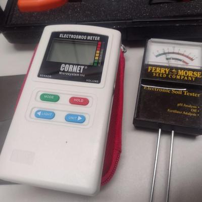 Assortment of Electronic Meters and Monitors Various Uses