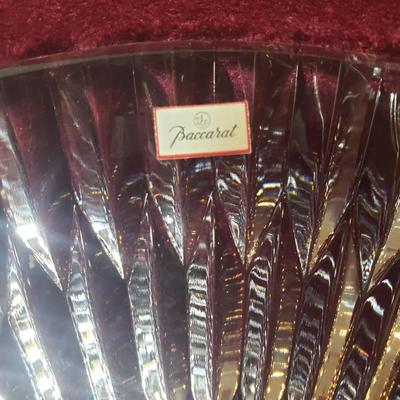 Baccarat Bowl and Vase With Two Waterford Flutes (L-KD)