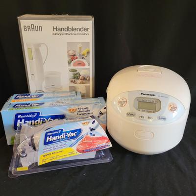 Panasonic Rice Cooker, Braun Hand Blender and More (K-EL)
