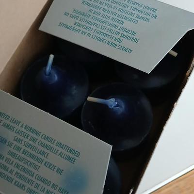 Party Lite Golden Swirl Glass Collection – 4-Piece Set with candles