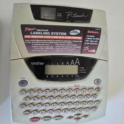Office Essentials Lot – HP Monitor, Calculator, Brother Label Maker, and More