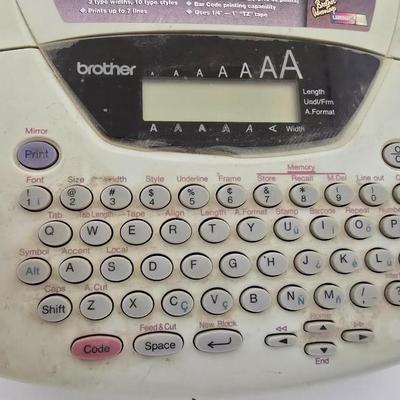 Office Essentials Lot – HP Monitor, Calculator, Brother Label Maker, and More