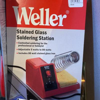 Stained glass soldering station and more