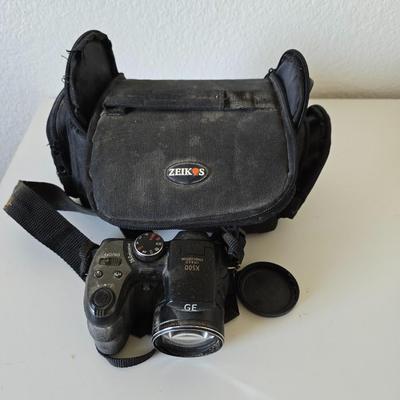 GE X500 Digital Camera – 16MP, 15x Zoom w/ Image Stabilization comes with camera bag
