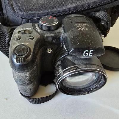 GE X500 Digital Camera – 16MP, 15x Zoom w/ Image Stabilization comes with camera bag