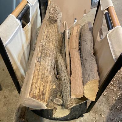 Wood in holder