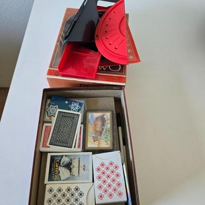 Vintage Board Game Lot – Yahtzee, Scrabble, Cribbage & Bridge for Two