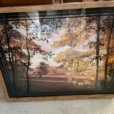 Vintage clock and decor