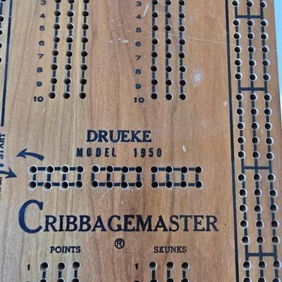 Vintage Cribbage Board Trio – Wood Boards + CribbageMaster Set
