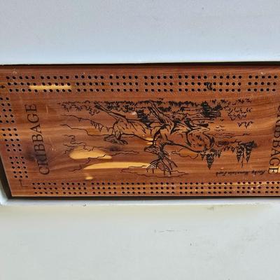 Vintage Cribbage Board Trio – Wood Boards + CribbageMaster Set