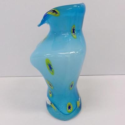Murano Art Glass Lady's Torso Hand Blown Approx 10" Tall #15