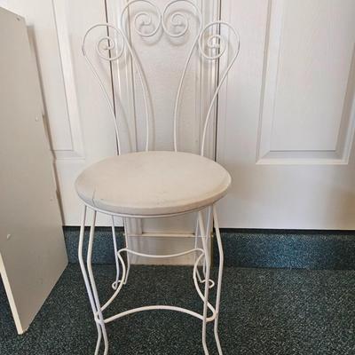 White Vanity chair
