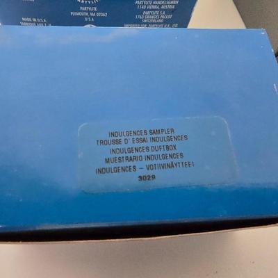 Scented Party Lite candles and glass tulip votives