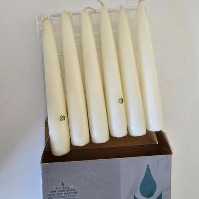 Scented Party Lite candles and glass tulip votives