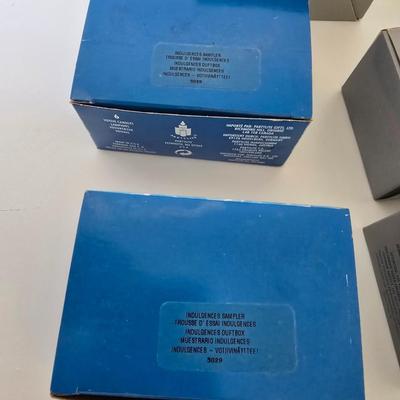 Scented Party Lite candles and glass tulip votives