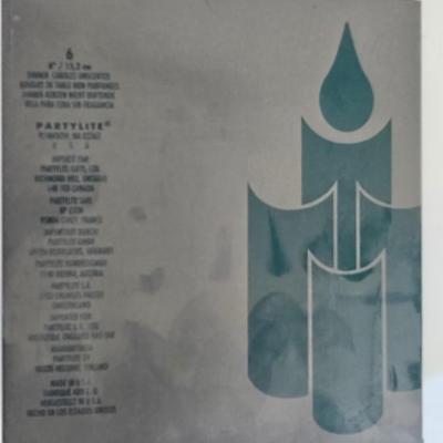 PartyLite Retired St. Tropez 3 wick in ceramic candle with PartyLite Candle Mixed Candle lot