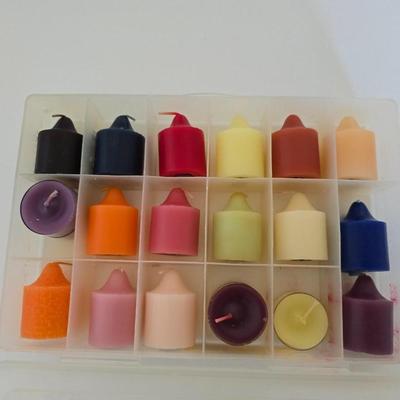 PartyLite Retired St. Tropez 3 wick in ceramic candle with PartyLite Candle Mixed Candle lot