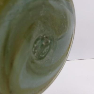 Hand Blown Swirl Glass Vase Approx 17" Tall #22