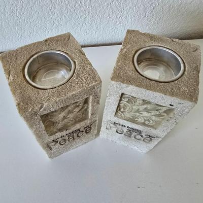 Party Lite Candle Set – Colonial Candle Votives + Inspirational Holders