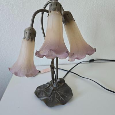 Vintage Lily Pad Lamp – 3-Light Calla Lily Design