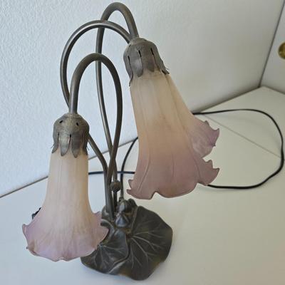Vintage Lily Pad Lamp – 3-Light Calla Lily Design