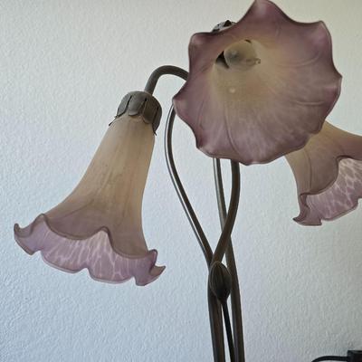Vintage Lily Pad Lamp – 3-Light Calla Lily Design