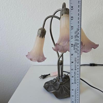 Vintage Lily Pad Lamp – 3-Light Calla Lily Design