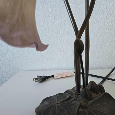 Vintage Lily Pad Lamp – 3-Light Calla Lily Design