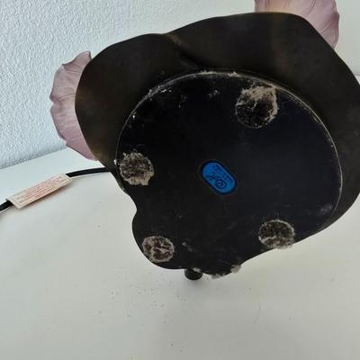 Vintage Lily Pad Lamp – 3-Light Calla Lily Design