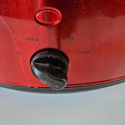 Elite Gourmet Slow Cooker – Red (6 Quart)