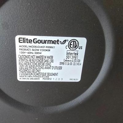 Elite Gourmet Slow Cooker – Red (6 Quart)